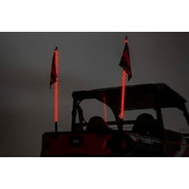 Rough Country 4' Multi-Function UTV LED Whip Light Kit w/Remote - 93004