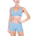 thumbnail image 5 of Angelina Seamless Wire-Free U-Back Bralettes with Diamond Pattern (6-Pack), 5 of 8