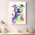 thumbnail image 4 of Dogo Argentino Dog Canvas Wall Art Prints,Watercolor Dog Art Canvas Painting Poster,Pet Canvas Painting Puppy Artwork 8x12 inches, 4 of 6