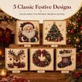 thumbnail image 2 of 2027 Christmas DIY Pearl Art Painting with Frame(Cute Santa Claus) | Special Shaped 3D Textured Big Gem Art Diamond Painting 20x20cm with Frame, Home Wall Decor Gift for Beginners Women Adults, 2 of 14