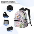 thumbnail image 5 of Picia Vintage Rose Large Capacity Backpack Classic Style Backpack Casual Backpack Water-Resistant School Work Travel Outdoor Backpack, 5 of 8