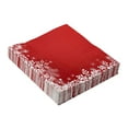 thumbnail image 1 of KAKOWELY 20 servilletas desechables con diseño de copos de nieve navideños, decoración para fiestas, exquisitos pañuelos para fiestas al aire libre, hermosas servilletas para fiestas., 1 of 5