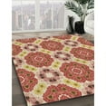 thumbnail image 3 of Ahgly Company Machine Washable Indoor Rectangle Transitional Grapefruit Red Area Rugs, 3' x 5', 3 of 7