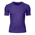 thumbnail image 4 of hoksml Men's Solid Crew Neck Pocket Short Sleeve T Shirt Breathable Mesh Basic Tee for Sports Daily Casual Outdoor Wear, 4 of 9