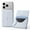 Sky Blue, variant on FITO for Magsafe Wallet, Multi-Layer Folding Design 6 Card Holder, Magnetic Phone Wallet for iPhone 17e/17/16/15/14/13/12 (Not for 13/12 Mini) Sky Blue