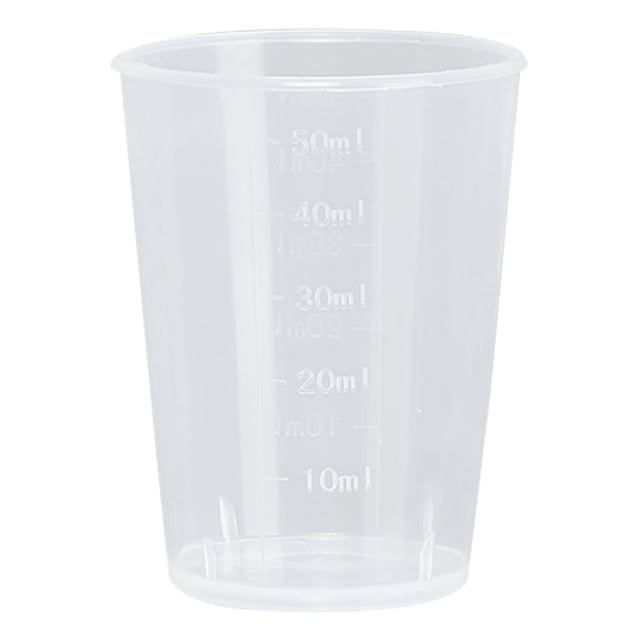 Basiess 50Ml/100Ml/120Ml Salad Dressing Containers, Leakproof Dipping Cups with Lids, Stackable Measuring Cups for Kitchen, Lunch Box Accessories Clear1