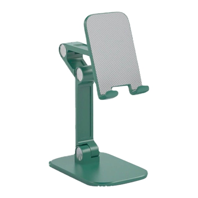 Desktop Cell Phone Holder Adjustable Foldable Portable Cell Phone Holder Desktop Phone Stand Green