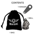 thumbnail image 4 of Campana de moto GÁRGOYLE BELLS Good Luck con percha para motorista, 4 of 6
