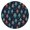 Robot and Gears, variant on Robot and Wrenches White Pattern Round Fitted Tablecloth with Elastic Edge, Waterproof Dining Table Cover for Indoor Outdoor Camping and Daily Use