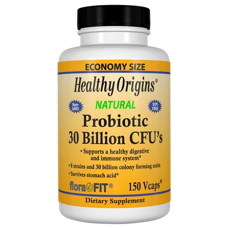 Healthy Origins Probiotic - Probiotic 30 Billion CFU's (floraFIT, Shelf-Stable), 150 Vcaps