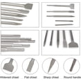 thumbnail image 2 of Juego de cinceles SDS de 5 cinceles con 2 cinceles puntiagudos y 3 cinceles planos, herramienta para perforar hormigón, 2 of 5