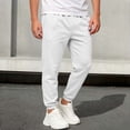 thumbnail image 6 of HAOTAGS Fleece-Lined Sweatpants for Boys & Girls Elastic Waist with Functional Side Pockets, Warm & Stretchy Joggers White Size 9, 6 of 7