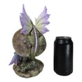 thumbnail image 6 of Amy Brown Bookworm Fairy With Pixie and Dragon By Toadstool Mushroom Figurine, 6 of 8