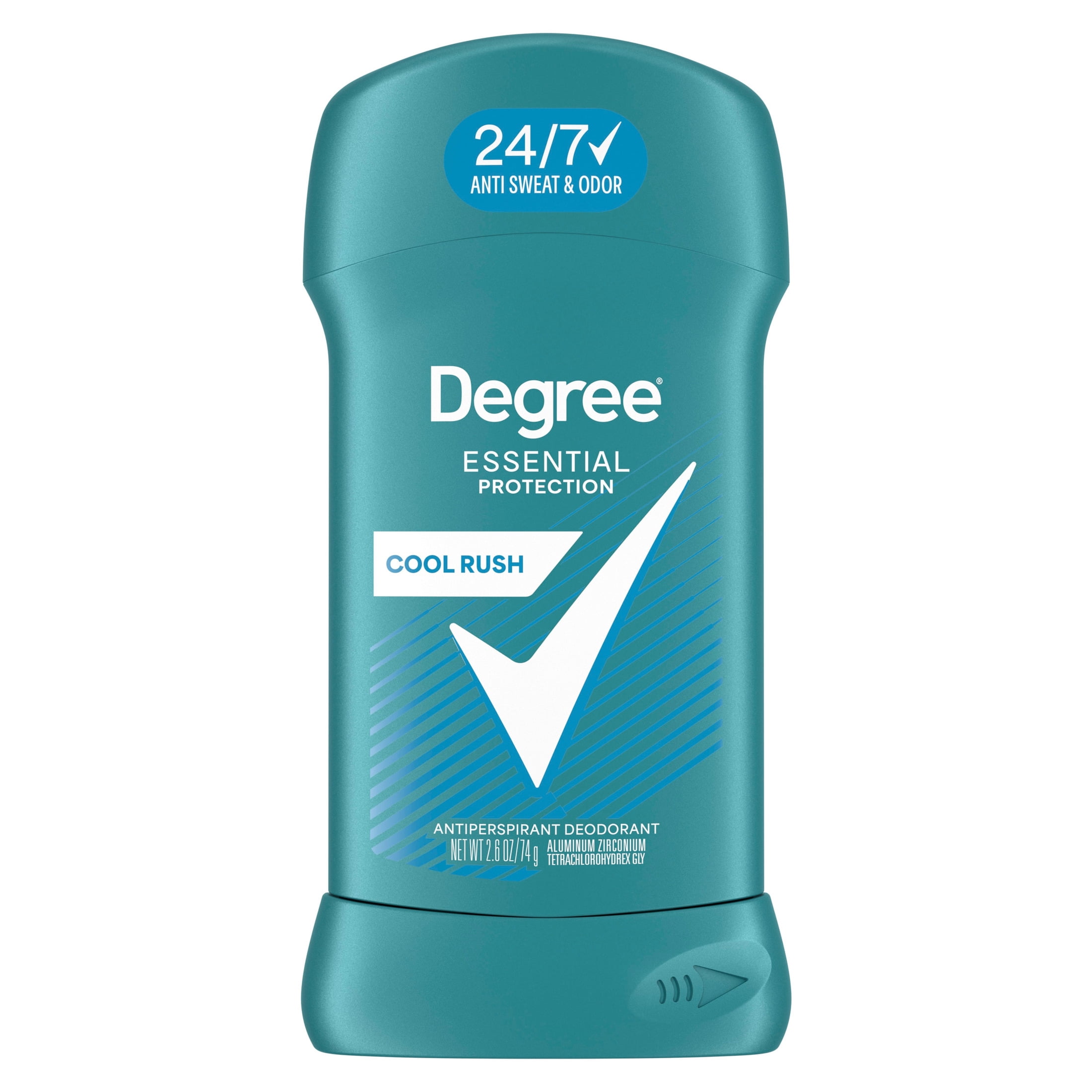 (3 pack) Degree Men Original Antiperspirant Deodorant 48-Hour Sweat & Odor Protection Cool Rush Antiperspirant For Men, 2.6 oz