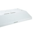 thumbnail image 3 of Ancona 30 in. Slim S3DW Non-vented Under Cabinet Range Hood in White, 3 of 7