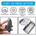 thumbnail image 5 of Key Fob Cover Compatible with Jeep Grand Cherokee Wagoneer Grand Cherokee L 2021-2023 Keychain Case Holder Protector,Blue, 5 of 7