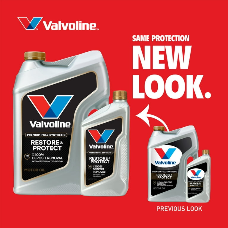 2 pack) Valvoline Restore & Protect Full Synthetic 0W-20 Motor Oil