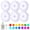 Warm Light, variant on HEEYCEM Puck Lights with Remote, 13 RGB Colors LED Under Cabinet Light, Rechargeable Battery Operated Under Cabinet Lighting Tap Lights, Stick on Lights with Dimmer and Timer(6 Pack)