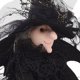 thumbnail image 5 of Tamaño del paquete: 17x10x5CM material: gasa + lentejuelas Festival de fantasmas Muñeca bruja Estrella de la copa Adorno de muñeca decorativo de escritorio Negro ANGGREK  Otros, 5 of 8