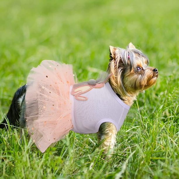 Robe de Paques pour Petits Chiens Fille Robe Chiot avec Lapin pour Chihuahua Yorkie Vetements d Ete pour Animaux Jupe Tutu pour Chien Tenues pour Chien Vetements pour Chat X Small Blanc Blanc X Small