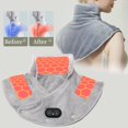 thumbnail image 2 of Electric Heating Pad Neck Shoulder Shawl,Rapid Heating Blanket Heated Massage Cape Pad Cervical ,Easy to Use, 2 of 7