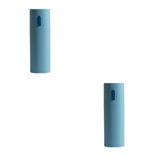 kurtrusly Tooth Brush Storage Box Portable Detachable Nonslip Bathroom Travelling Toothbrush Toothpaste Case Container Organizer Blue 2Set