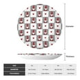 thumbnail image 2 of Balery Gnomes and Hearts Print Bone China Decorative Plate Ceramic Dinner Plates Art Crafts with Display Stand-6in, 2 of 6