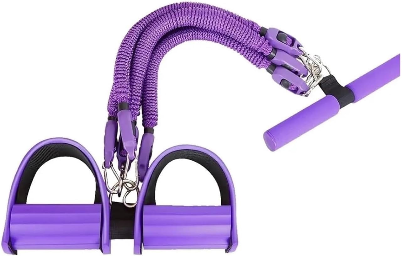 Resistance Bands Handles Adjustable Resistance Bands with Handles and Pedals for Home Workouts Strength Training