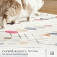 thumbnail image 5 of SIXHOME 5x7 Area Rugs Living Room Washable Modern Indoor Carpets Non Slip Floor Rugs for Bedroom Geometric Boho Pink Rugs Throw Rugs Beige and Colorful, 5 of 5