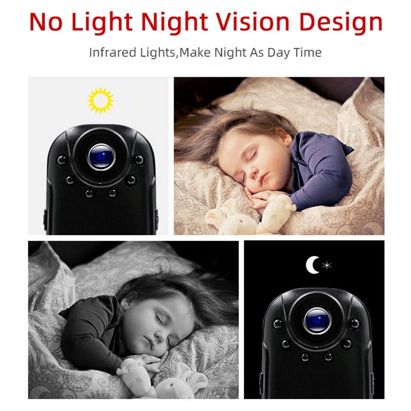 Mini Camcorders Law Enforcement Recorder 1080P Video Recorder Camera Portable Body Camera Wide Angle Action Camera Surveillance ,Motion Detection