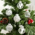 thumbnail image 5 of Txlixc Decoraciones de bolas de Navidad, 25 decoraciones de árboles de Navidad, anillos colgantes, decoraciones de Navidad para fiestas de vacaciones familiares Txlixc moda, 5 of 5