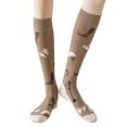 thumbnail image 4 of MEICHEN Fashionable Casual Mid Calf Socks for Women Cute Printed Knee High Stockings Women's Sports Crew Socks, 4 of 4