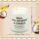thumbnail image 5 of Cera de soja natural con aroma a vainilla y coco de Candle Lihome, 198 g, 5 of 8