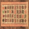 thumbnail image 1 of Ahgly Company Indoor Square Abstract Brown Modern Area Rugs, 5' Square, 1 of 4