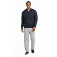 thumbnail image 2 of Men's Active Stretch Open Bottom Terry Sweatpants with Pockets (2XL, Heather Gray), 2 of 4