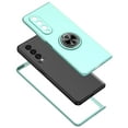 thumbnail image 2 of Nalacover Folding Case for Samsung Galaxy Z Fold4, Rotated Ring Holder Kickstand Rugged PC Shockproof Cover with Magnetic Car Mount Slim Fit Lens Protection Case for Samsung Galaxy Z Fold4, Skyblue, 2 of 8