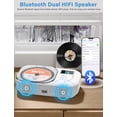 thumbnail image 2 of Reproductor de CD AFU 2000mAh portátil con Bluetooth, radio FM, mando a distancia, 2 of 7