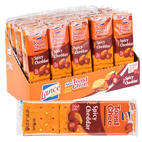 Lance Toastchee Spicy Cheese Cheddar Sandwich Crackers (20 count