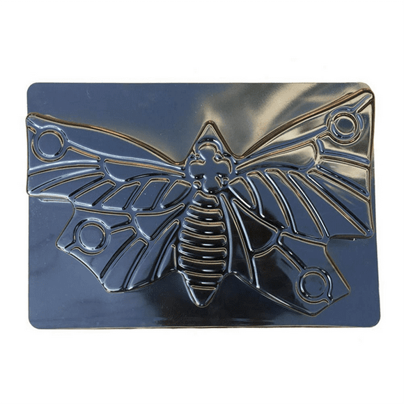 Path Maker Butterfly Stepping Stone Mold Concrete Cement Brick Mould for Park Garden Path Black for Patio