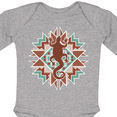 thumbnail image 4 of Inktastic Southwestern Native Pattern Lizard Boys or Girls Long Sleeve Baby Bodysuit, 4 of 5