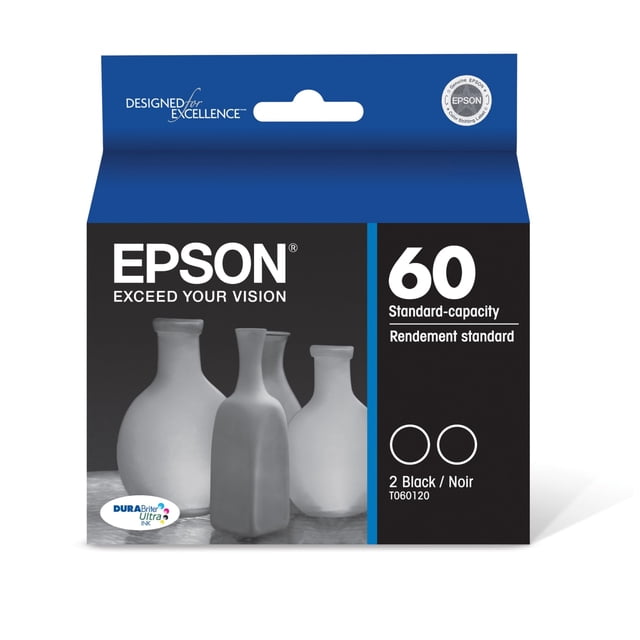 Cartucho de tinta Epson 60 DuraBrite Ultra Black de capacidad estándar