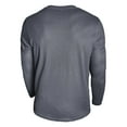 thumbnail image 3 of Men's Waffle Knit Long Sleeve Top Crew Neck Basic Shirt Solid Color Comfortable Casual Shirt for Daily Wear, 3 of 8