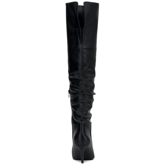 I.N.C. International Concepts Womens Damoni Dress Boot Black Smooth 7M