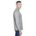 thumbnail image 3 of Adult Sueded Cotton Jersey Mock Turtleneck GREY HEATHER XL, 3 of 3