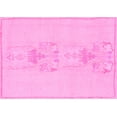 thumbnail image 1 of Ahgly Company Indoor Rectangle Abstract Pink Modern Area Rugs, 4' x 6', 1 of 4
