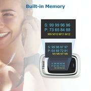 Vibeat Pulse Oximeter Bluetooth Blood Oxygen Monitor with SpO2 and Heart Rate Tracking for Aviation and High Altitude Sports, Silver