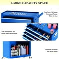 thumbnail image 5 of Aukfa Tool Chest, 2 in 1 Steel Rolling Tool Box & Cabinet on Wheels for Garage, 8-Drawers, Blue, 5 of 11
