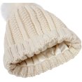 thumbnail image 6 of CoCopeaunts Knitted Hat For Women Cap With Faux Knit Winter Womens Warm Hats Pom Baseball Caps Hat Winter Beanie hats For Women, 6 of 6