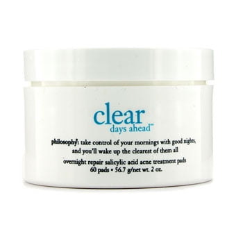 philosophy salicylic overnight acne acid pads ahead treatment repair clear days dialog displays option button additional opens zoom