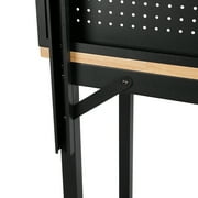 Hyper Tough 36-inch Workbench with Pegboard & Light